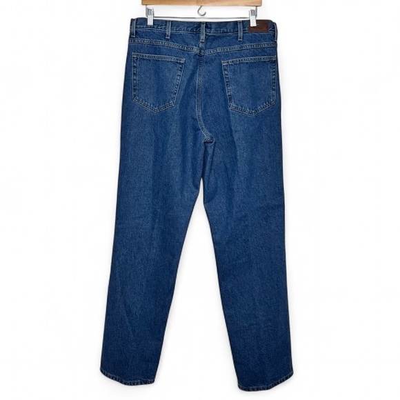 L.L.Bean Flannel Lined Jeans Men’s 37x34 Classic Fit Winter Denim - Picture 11 of 16